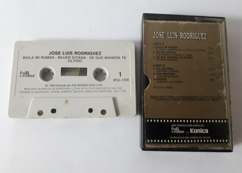 Jose Luis Rodriguez Cassette Musical 