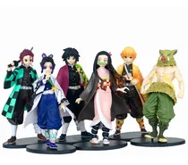Comprar 6 Piezas Anime Demon Slayer Colección Figuras De Juguete