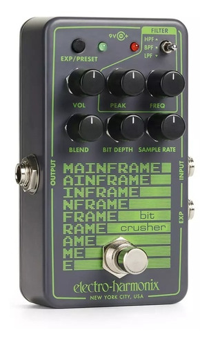 Pedal Electro Harmonix Mainframe Bit Crusher Lo Fi Palermo