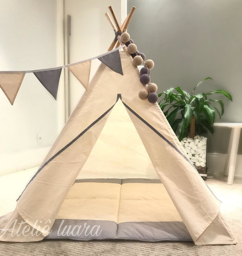 Cabaninha Resistente Quarto Infantil Com Tapete
