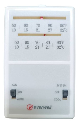 Termostato Ambiental Analogo Bimetalico Th57 Everwell