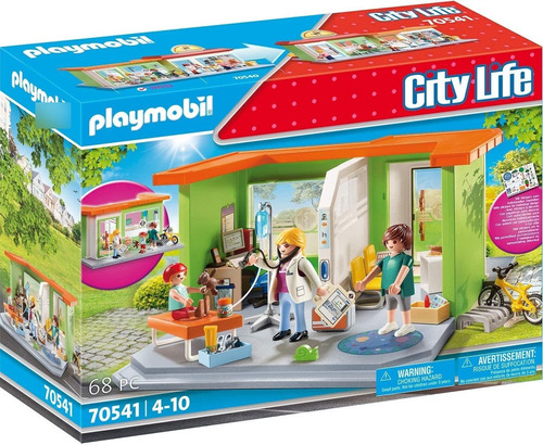 Playmobil City Life 70541 Mis Pediatras Practican 4 Años O M