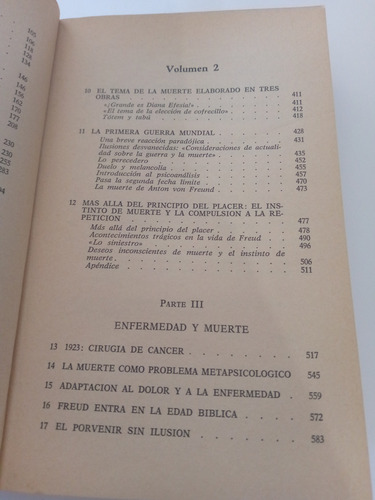 Sigmund Freud Enfermedad Y Muerte En Su Vida Y En Su Obra (Usado)