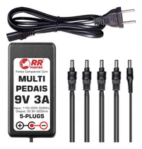 Comprar Fonte Dc 9v 3a Para 5 Pedais Multi Pedal Pedaleira De Efeito