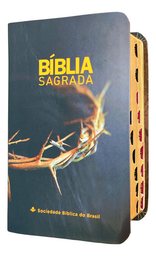 Biblia Sagrada Ra Coroa De Espinhos Edição De Bolso Com Indice Lateral