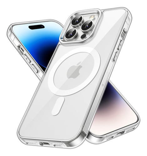 Funda Magnética Magsafe Transparente Para Iphone Iphone 16 Pro Clear Case