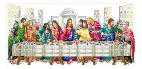 Punto De Cruz Moderno Y Minimalista Con Estampado Religioso