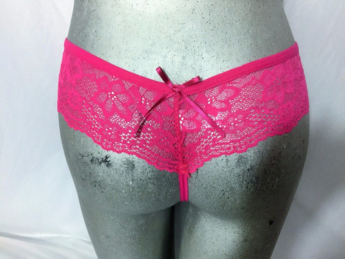 Tanga Sexy Leceria Hilo Dental Erotico Encaje Moño Lolita Fi