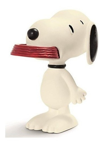 Peanuts Snoopy Con Su Cena Plato Figura