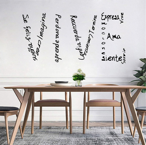 Vinil Decorativo Para Pared Frases Motivacionales Vive