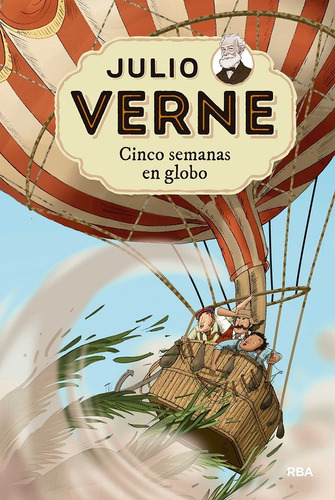 Julio Verne - Cinco Semanas En Globo, De Julio Verne. Editorial Rba Molino, Tapa Dura En Español