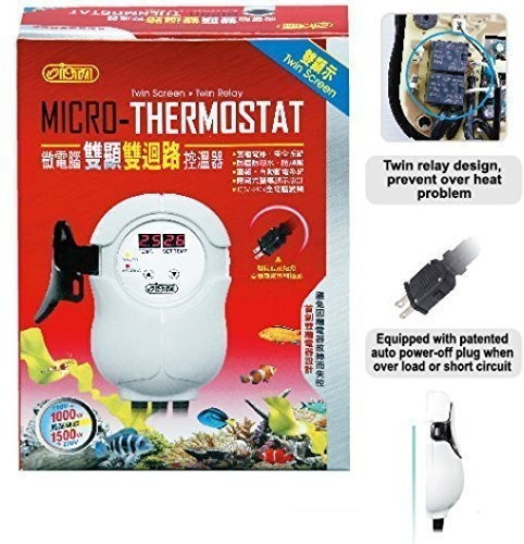 Imagen 3 de 5 de Termóstato Ista Micro Termostato 1000w Calentador Acuario