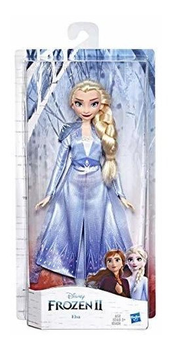 Imagen 2 de 4 de Disney Frozen Elsa Fashion Doll Con Cabello Largo Rubio Y At