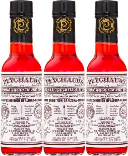 Kit 3 Peychaud's Aromatic Cocktail Bitters 148ml Angostura