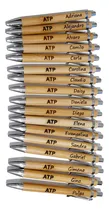 Comprar 10 Lapiceras Bamboo Personalizado Grabado Láser Diseño Difer