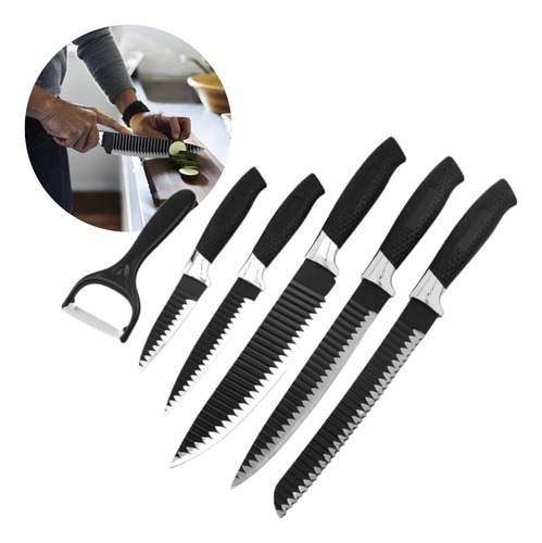 Set De Cuchillos Profesionales Cuchillo Para Cocina 6 Piezas