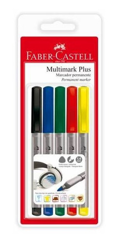 Set 5 Marcadores Multimark Colores - Mosca
