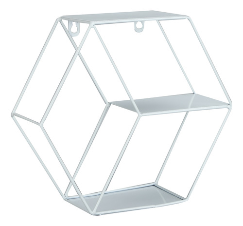 Estante Colgante Hexagonal Simple De Hierro Forjado Hexagona