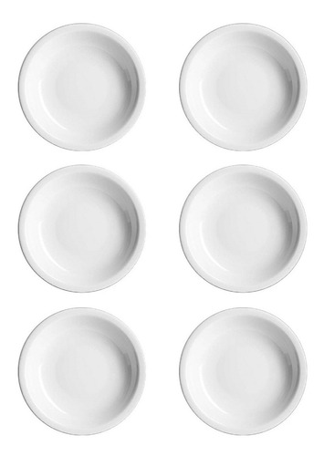 X6 Plato Hondo Línea Recta, Verbano - Bazar Colucci