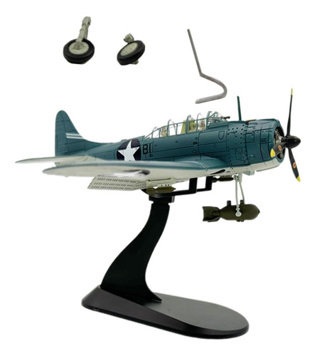 Caza De Aleación Fundido A Presión 1/72 Sbd-3 Dauntless