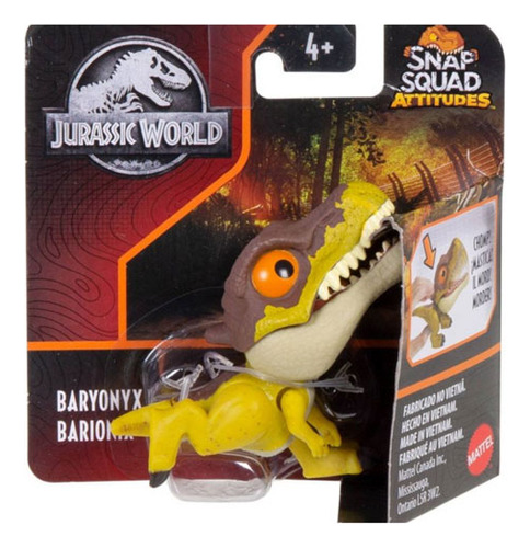 Mattel - Jurassic World Snap Squad Attitudes - Baryonyx