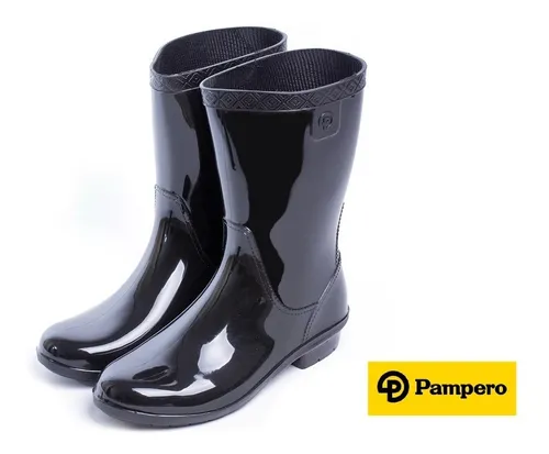 Botas Lluvia Pampero Collection Dama Negro Pamjdn8