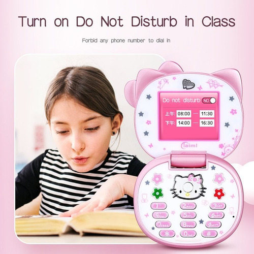 Nuevo Teléfono Plegable Hello Kitty Con Dibujos Animados