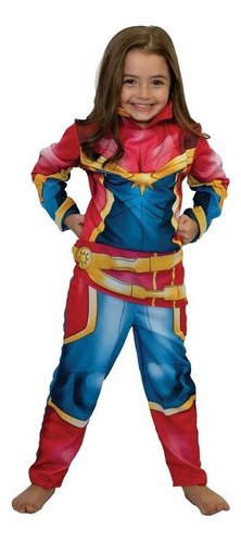 Disfraz Capitana Marvel New Toys Talle 2