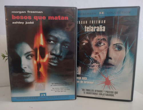 Combo Besos Que Matan Y Telaraña Dvd - Morgan Freeman