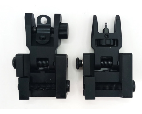 Juego De Miras Abatibles Metálicas Ar15 M4 M16 Ak47