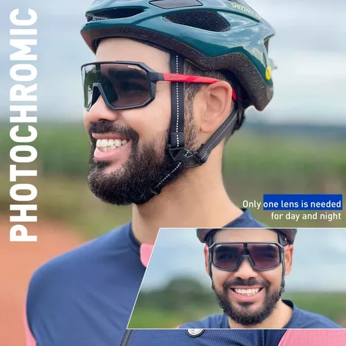 Gafas Ciclismo Bicicleta Fotosensibles Fotocromáticas Unisex