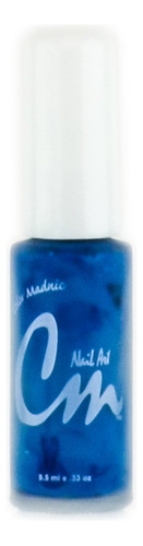 Esmalte De Uñas Cm Nail Art Color Madnic Blue Volt