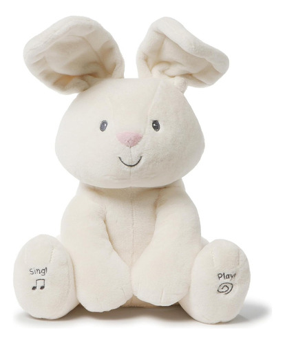 Bebé Flora Conejo Animado Peluche, Cantando Peluche Juguete