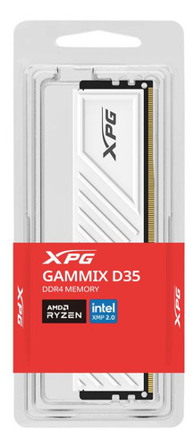 Memoria Ram Ddr4 8gb 3200mhz Xpg Gammix D35, U-dimm, Blanco