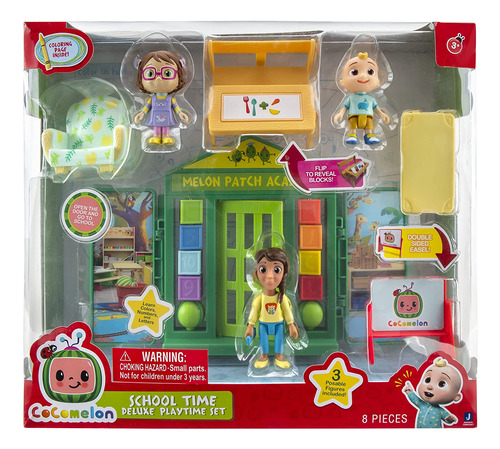 Cocomelon School Time - Juego De Tiempo De Juego De Lujo - J