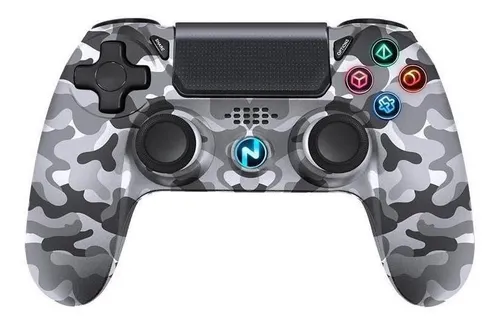 Joystick Inalámbrico Ps4 Camuflado Gamepad Noga Ng-4300x