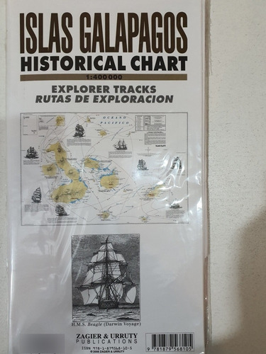 Mapa Islas Galapagos- Historical Chart