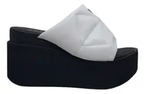 Comprar Sandalias Mujer Faja Plataforma Sueco Zueco Cuero Nazaria