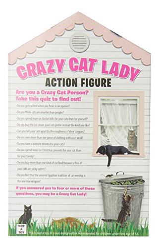 Accoutrements Crazy Cat Lady Figura De Acción Set