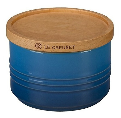 Lata Con Tapa De Madera Le Creuset Of America 4in, 12 Oz