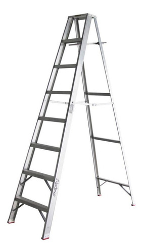 Imagen 1 de 2 de Escalera Tipo Tijera Aluminio Premium 12 Tramos Aladino