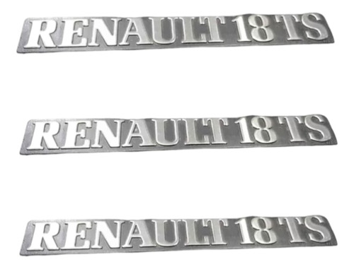 Emblema Renault R18 Ts. Nuevo. 