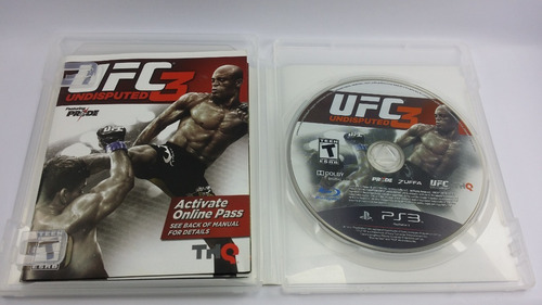 Ufc 3 Pride Playstation 3 Semi Novo Mídia Física Ps3 Sony
