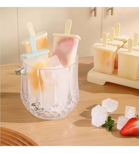 2 Moldes Caseros Para Paletas De Helado Para Uso Doméstico