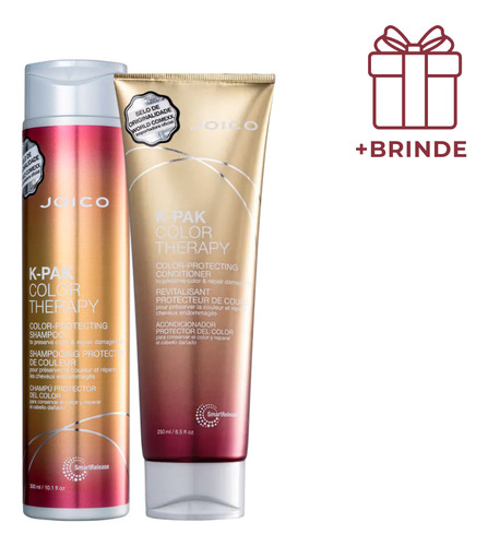 Joico Kit Color Therapy Shampoo 300ml + Cond 250ml + Brinde