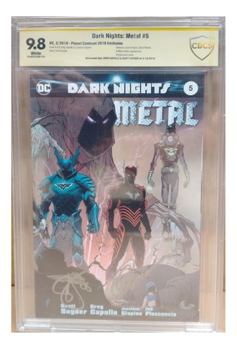 Dark Nights Metal #5 Cbcs 9.8signed Edition 