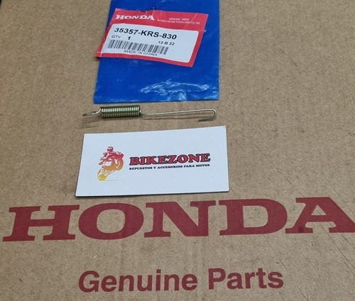 Resorte Bulbo Stop Original Honda Nf 100 Wave 100 Nf100 Bkz