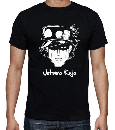 Remera Jojo's Bizarre Adventure 02 (negra) Ideas Mvd