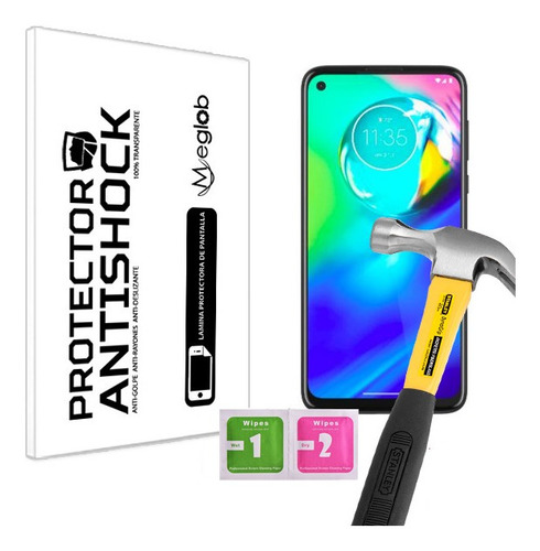 Imagen 1 de 1 de Protector De Pantalla Anti-shock Motorola Moto G8 Power
