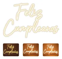 Comprar Letrero De Neón De Letrero Luminoso Led De Feliz Cumpleaños